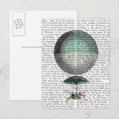 Vaisseau Volant Hot Air-ballon Briefkaart (Voorkant / Achterkant)