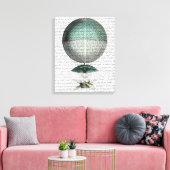 Vaisseau Volant Hot Air-ballon Canvas Afdruk (Insitu (Woonkamer))