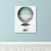 Vaisseau Volant Hot Air-ballon Canvas Afdruk (Insitu (Houten vloer))