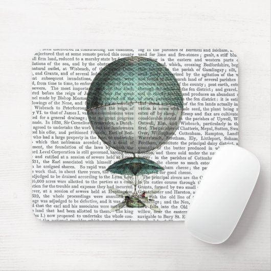 Vaisseau Volant Hot Air-ballon Muismat (Met muis)