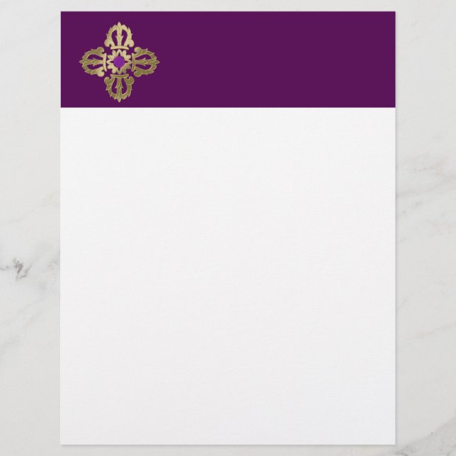 Vajra gouden boeddhissymbool (Voorkant)
