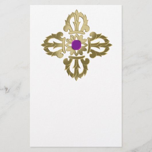 Vajra gouden boeddhistisch symbool flyer (Voorkant)