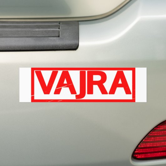 Vajra Stamp Bumpersticker (Op auto)