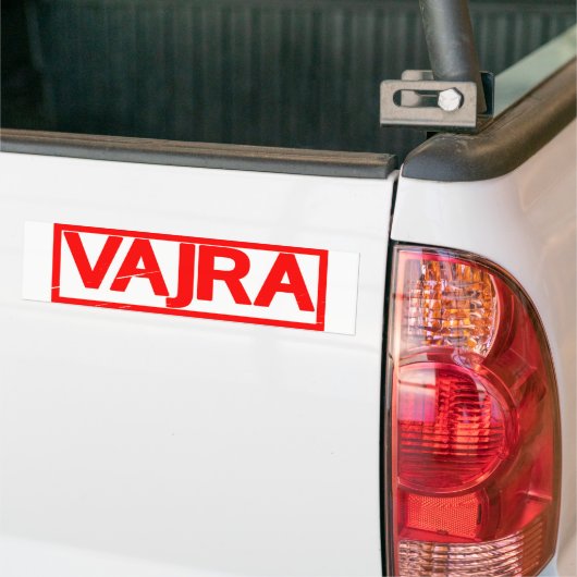 Vajra Stamp Bumpersticker (Op Truck)