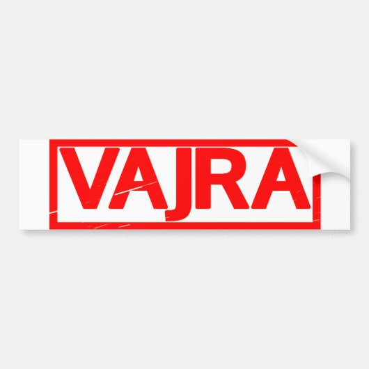 Vajra Stamp Bumpersticker (Voorkant)