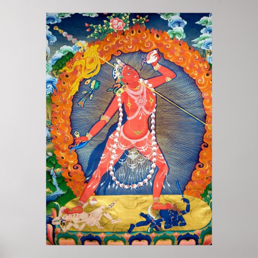 Vajra Yogini Meditation Poster (Voorkant)