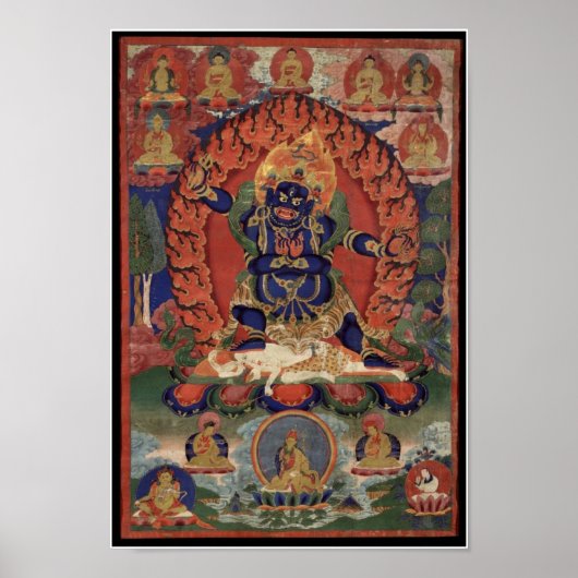 Vajrapani Bhutadamara Poster (Voorkant)