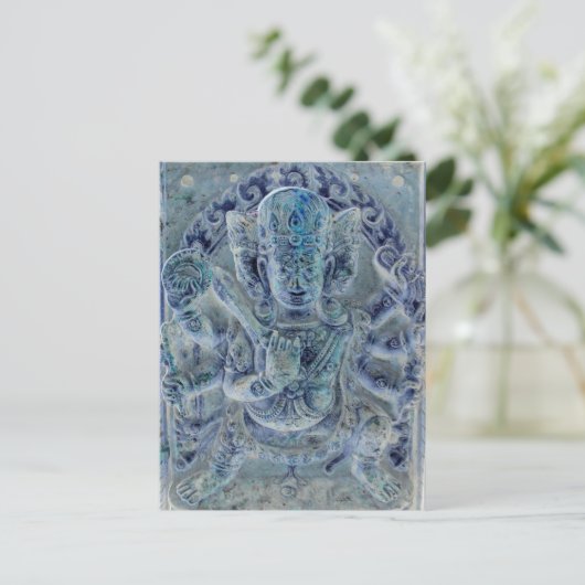 Vajrapani Blue Briefkaart (Staand voorkant)