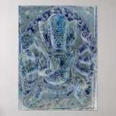 Vajrapani Blue Poster (Voorkant)