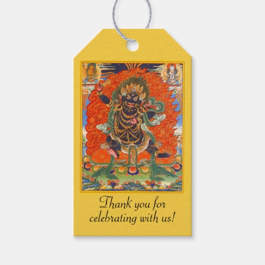 Vajrapani Cadeaulabel (Voorkant)