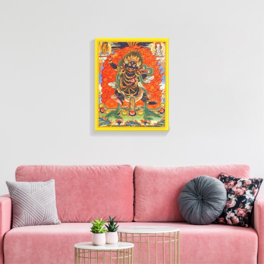 Vajrapani Canvas Afdruk (Insitu (Woonkamer))
