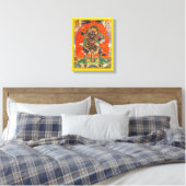 Vajrapani Canvas Afdruk (Insitu (Slaapkamer))