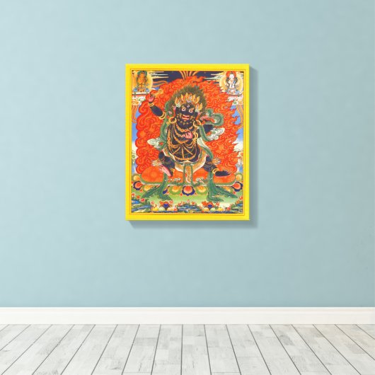 Vajrapani Canvas Afdruk (Insitu (Houten vloer))