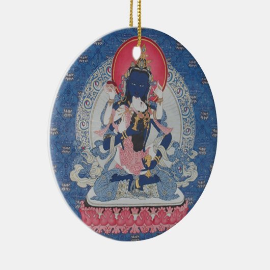 Vajrasattva en Consort Ornament (Rechts)