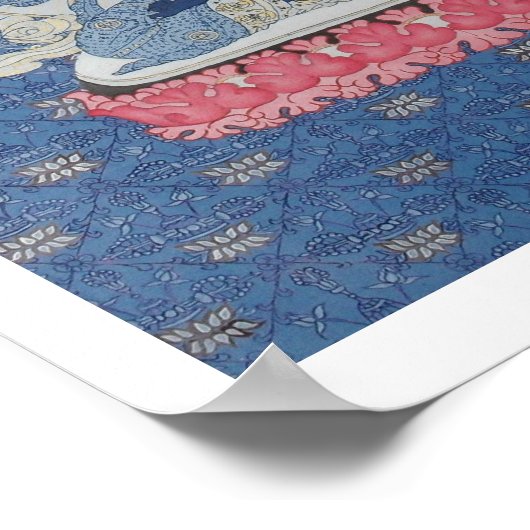 Vajrasattva en Consort Poster (Hoek)