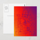 Vajrasattva en Consort Sketch Briefkaart (Voorkant / Achterkant)