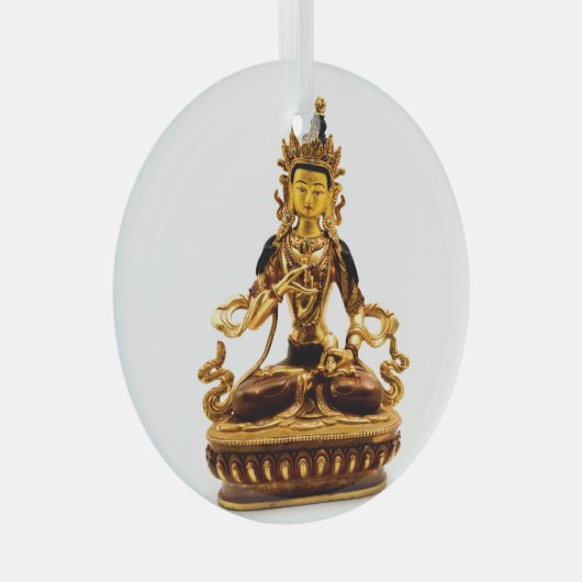 Vajrasattva Glas Ornament (Voorkant Rechts)