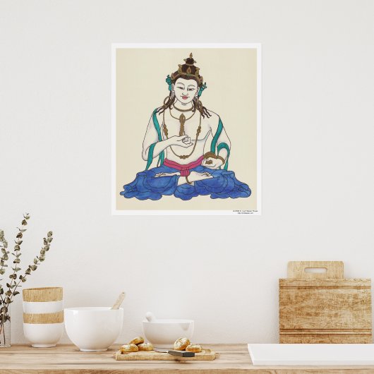 Vajrasattva Poster (Keuken)