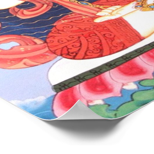 Vajrasattva Poster - Gestormd (Hoek)