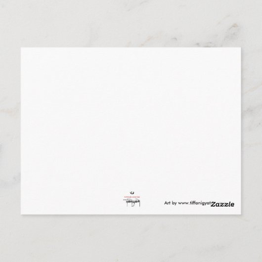 Vajrasatva Briefkaart (Achterkant)