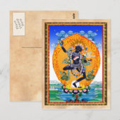 Vajravarahi Cool oriental tibetan Nairatmya Briefkaart (Voorkant / Achterkant)