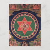 Vajravarahi Vajrayogini Tibetaans boeddhistische M Briefkaart (Voorkant)