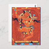 Vajravarahi Vajrayogini Tibetan Buddhist Deity Briefkaart (Voorkant / Achterkant)