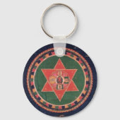 Vajravarahi Vajrayogini Tibetan Buddhist Mandala Sleutelhanger (Voorkant)