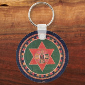 Vajravarahi Vajrayogini Tibetan Buddhist Mandala Sleutelhanger (Voorkant)