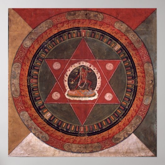 Vajrayogini Mandala Poster (Voorkant)