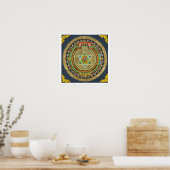 Vajrayogini Mantra Mandala Poster (Keuken)