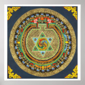 Vajrayogini Mantra Mandala Poster (Voorkant)