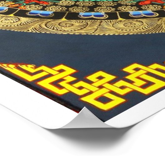 Vajrayogini Mantra Mandala Poster (Hoek)