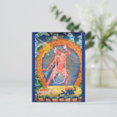 Vajrayogini Tibetaanse Boeddhistische Godheid Briefkaart (Staand voorkant)