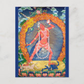 Vajrayogini Tibetaanse Boeddhistische Godheid Briefkaart (Voorkant)
