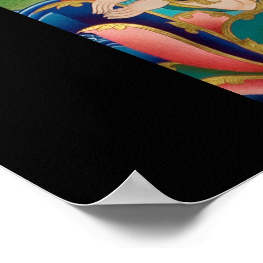 Vajrayogini Tibetaanse boeddhistische godheid Poster (Hoek)