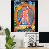 Vajrayogini Tibetaanse boeddhistische godheid Poster (Thuiskantoor)