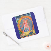 Vajrayogini Tibetaanse boeddhistische godheid Vierkante Sticker (Envelop)