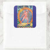 Vajrayogini Tibetaanse boeddhistische godheid Vierkante Sticker (Tas)