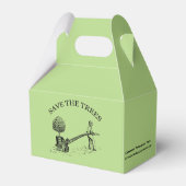 Vak 2 van de illustratie "Trees " opslaan Bedankdoosjes (Achterkant)