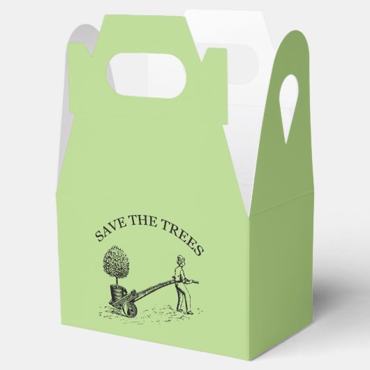 Vak 2 van de illustratie "Trees " opslaan Bedankdoosjes (Geopend)