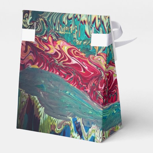 Vak "Aqua Flow" Bedankdoosjes (Achterkant)