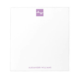 Vak Formele monogrammen Notitieblok
