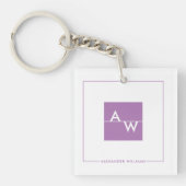 Vak Formele monogrammen Sleutelhanger (voorkant)