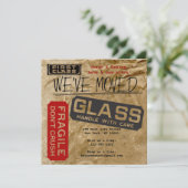 Vak het omhoog! Verplaatsende aankondiging (Staand voorkant)