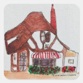 Vak Logo Vierkante Sticker (Voorkant)