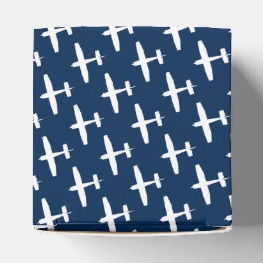 Vak Planpatroon ı Baby shower Bedankdoosjes (Bovenkant)