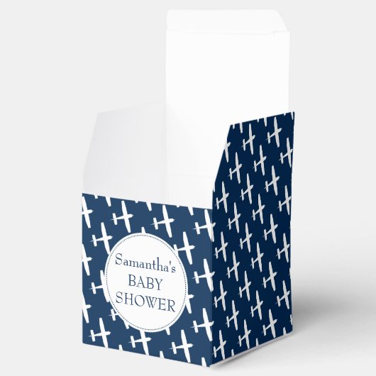 Vak Planpatroon ı Baby shower Bedankdoosjes (Geopend)