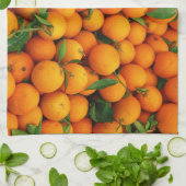 Vak van Juicy Sinaasappels Theedoek (Gevouwen)