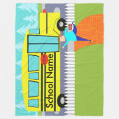 vak Vangstschool Fleece Deken (Voorkant)